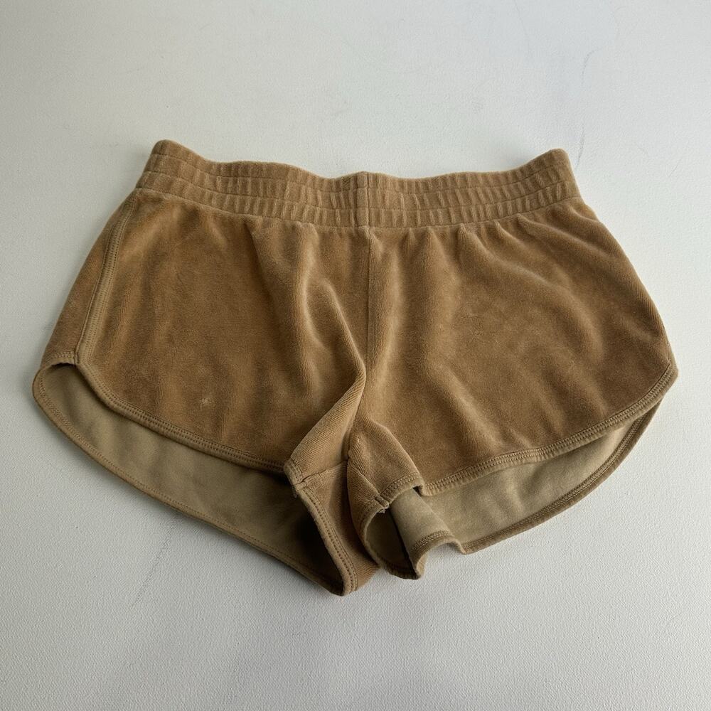 Aritzia Sunday Best Terry Cloth Sweat Shorts Brown Women’s Size XS